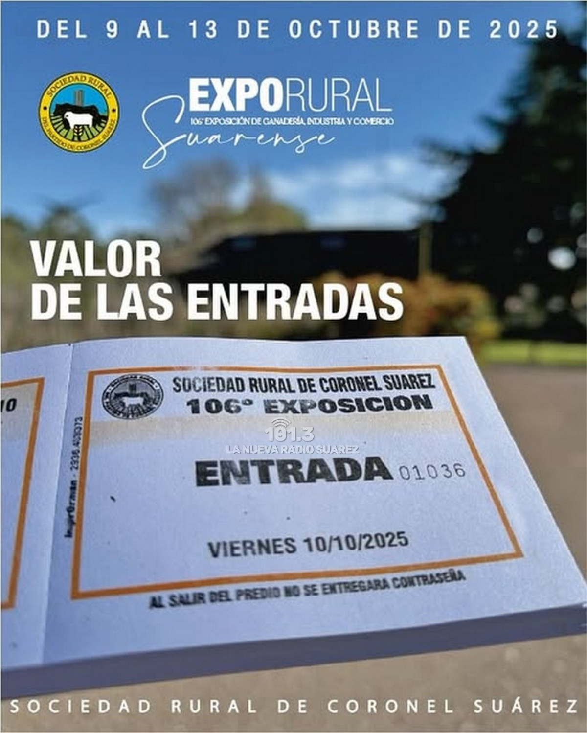 La Expo Rural ya tiene definidos los valores de las entradas