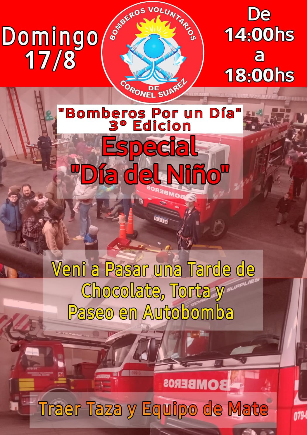 Los Bomberos celebran el Día del Niño con la tercera edición de ...