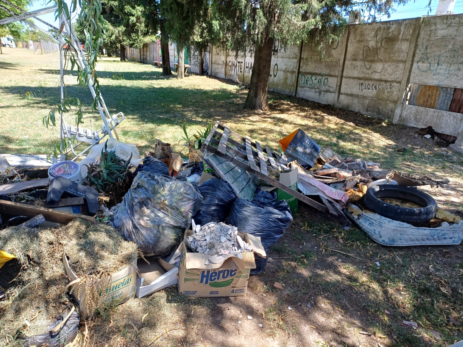 Más quejas de vecinos por basura arrojada en distintos puntos de la ciudad