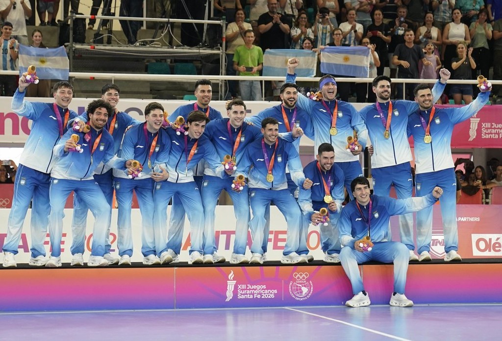 Photo: lanuevaradiosuarez.com.ar Argentina takes historic second place at South American Games